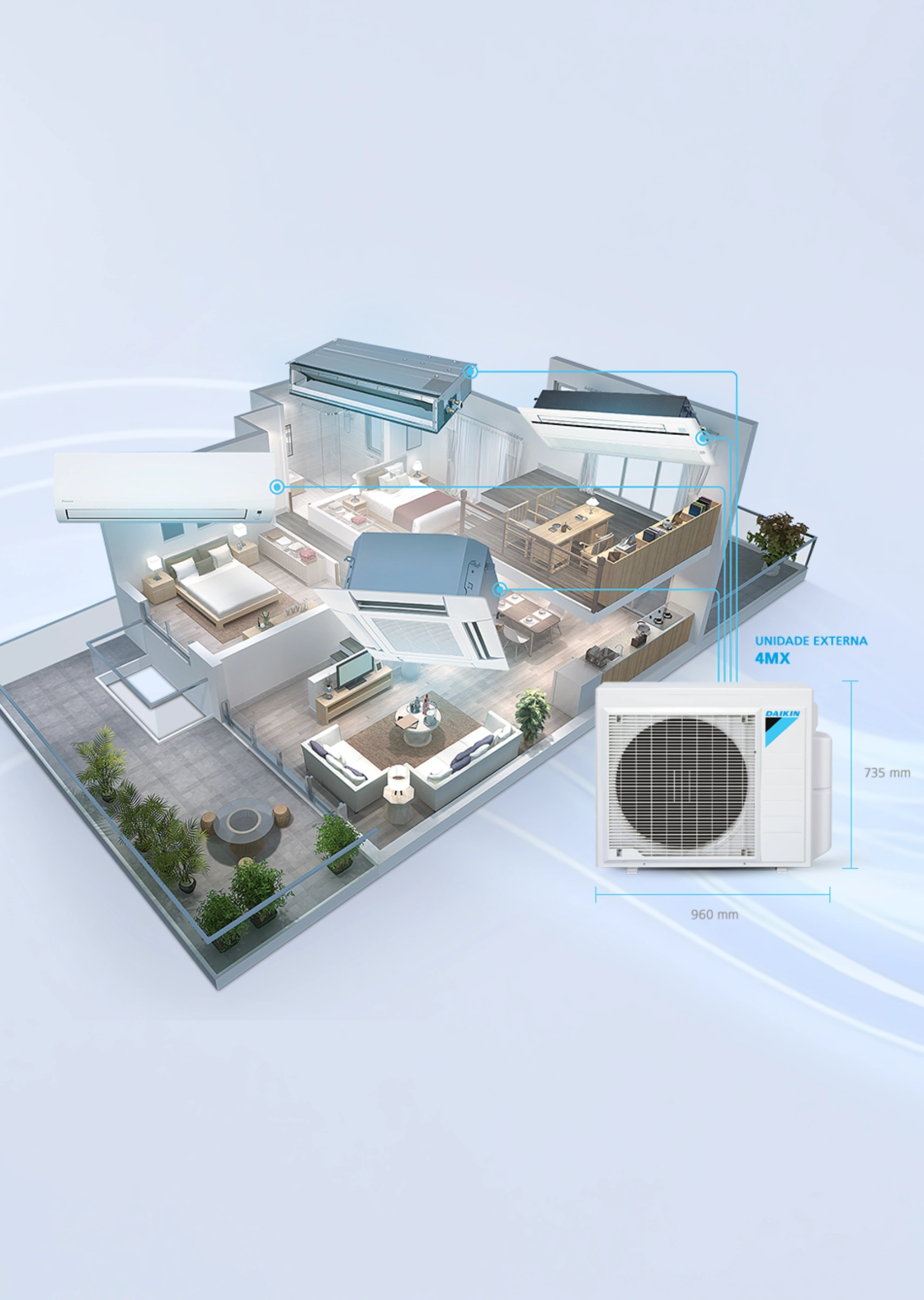 Casa Clima Climatização, infraestrutura, instalação, manutenção, ar condicionado, multi split, vrf, vrv, daikin, gree